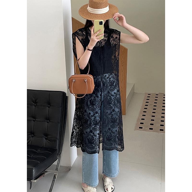 

Платье-жилет Taochuan Retro Lace Jacquard с многослойным принтом на весну/лето