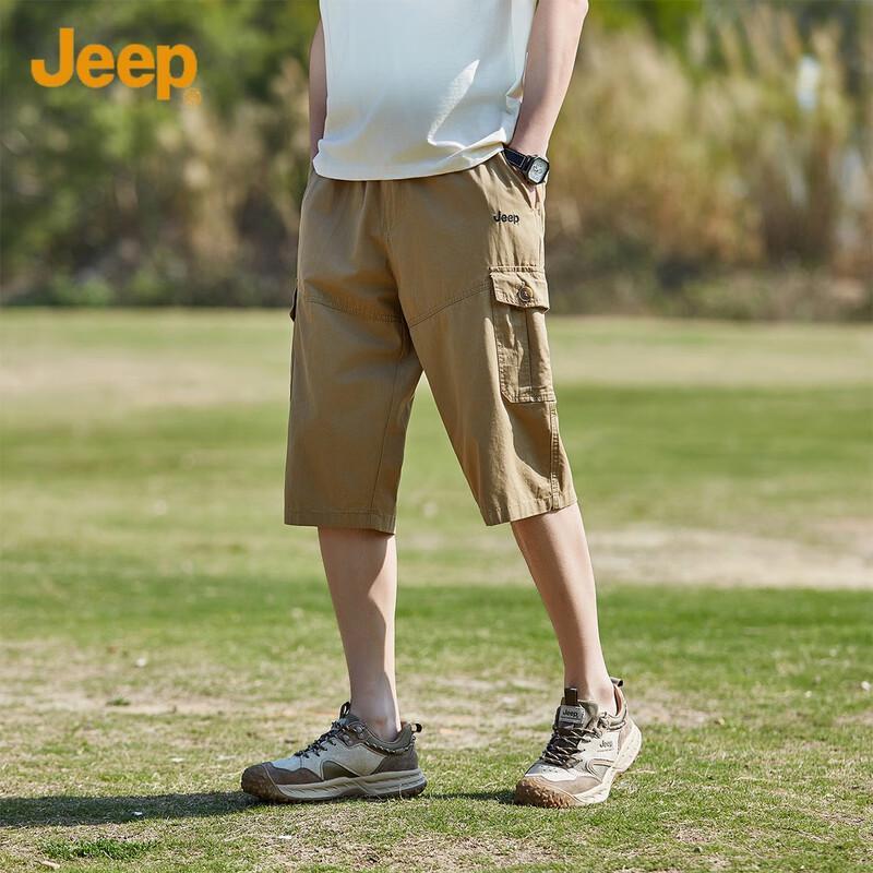JEEP Men s Summer Outdoor Cargo Capri Pants 3XL