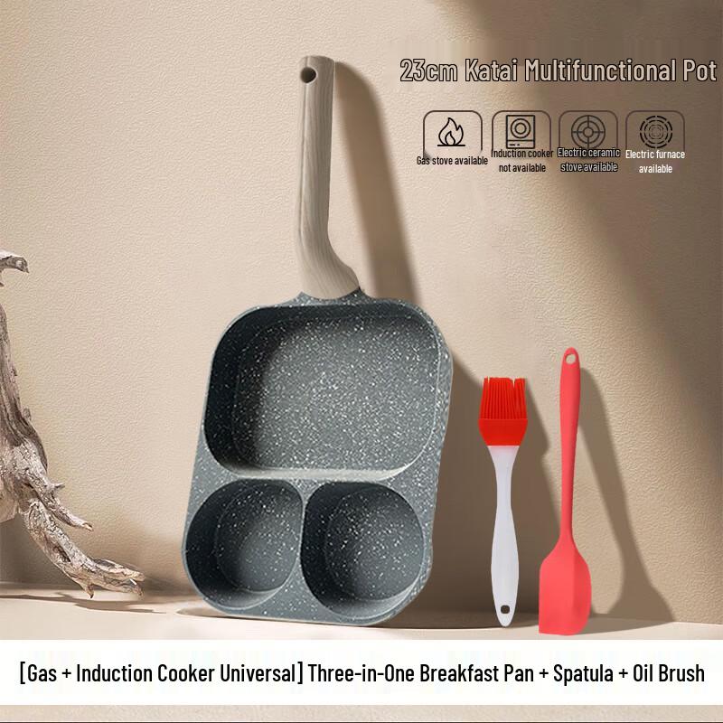 Maifan Stone Non-Stick 2-Hole Egg Frying Pan