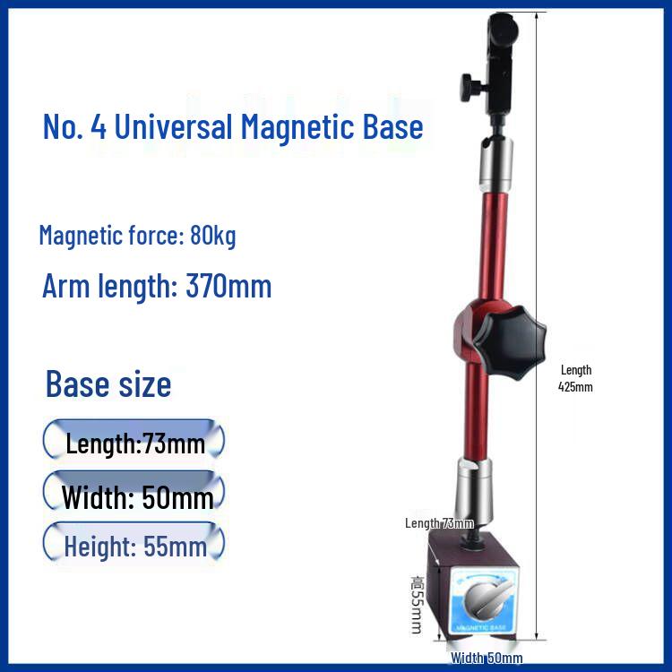 Universal Magnetic Dial Indicator Stand with Strong Magnetic Base