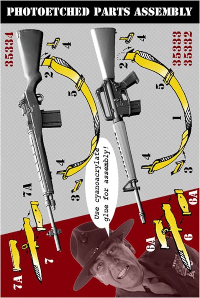 Bravo6 Vietnam US Corps M14 Rifle Resin Kit 1/35 War/Modern Army/Marine B6-35334
