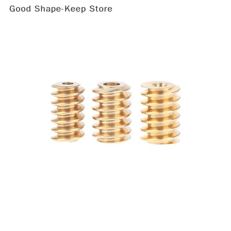

Single-Head Copper Worm Gear Matching, 0.5 Modulus, 1.98mm, 2.28mm, 2.98mm, Aperture Hole Diameter, 2mm, 2.3mm, 3mm Shaft, 2Pcs A1