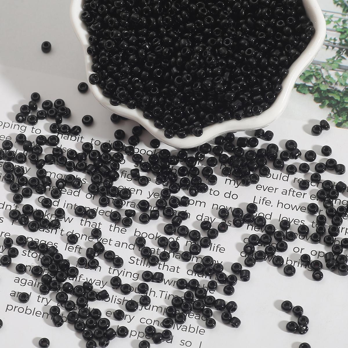 

2/3/4 мм однотонные чешские стеклянные бусины-разделители для ювелирных изделий, аксессуары ручной работы «сделай сам» 2mm 1000pcs