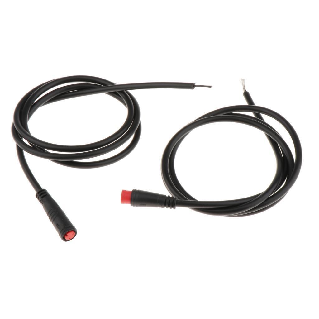 Electric Bike Extension Cable Wire Reliable and Durable 2Pin/3Pin/5Pin/6Pin Plug Connector