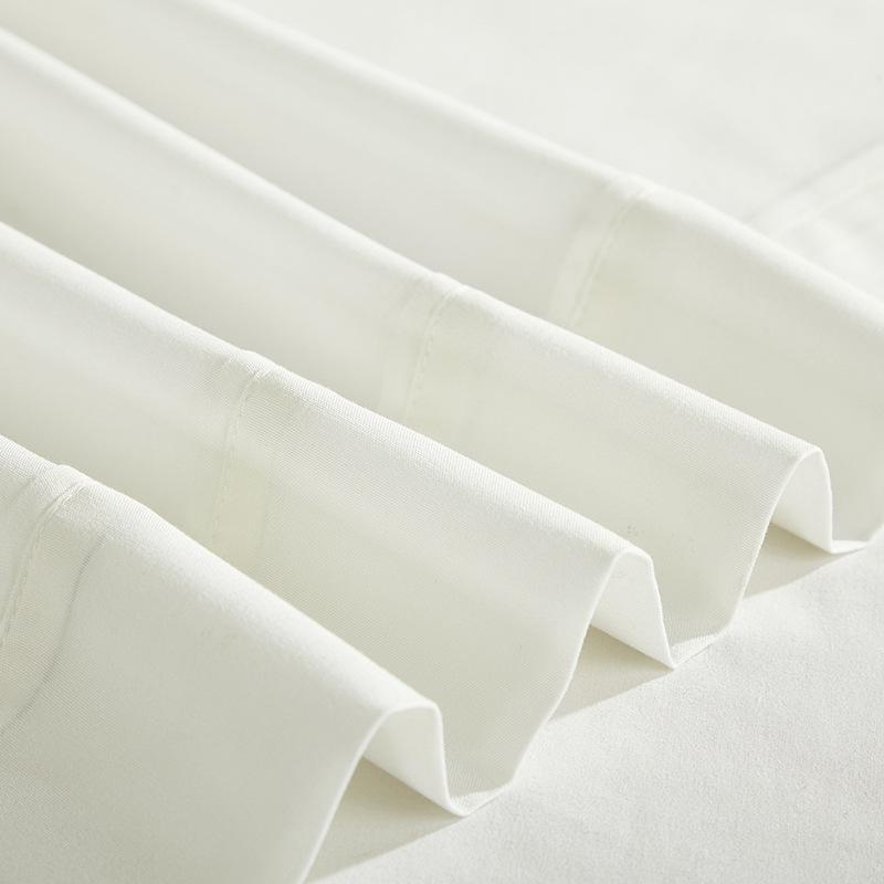 Set de lenjerie de pat king-size, 4 sau 3 bucăți, cearșaf confortabil, respirabil, cearșaf de pat de lux, buzunare adânci, cearșaf de pat pentru răcire fără șifon, lenjerie de pat de hotel lavabilă la mașină