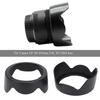 2PCS EW-83H Plastic Black Camera Mount Lens Hood Fit for Canon EF 24-105mm f4L IS USM Lens