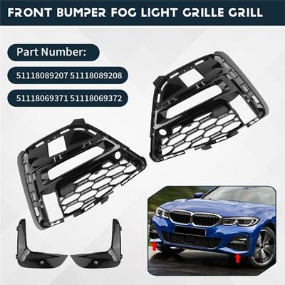 A03Z-Fog Light Grille For BMW Fog Light Trim Fog Light Frame For BMW 3 Series G20 G28 320Li 325Li 19-22 Left 51118069371 5111808