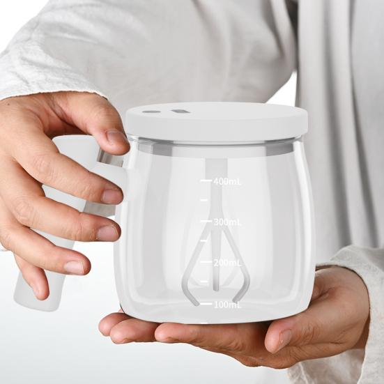 400ml Automatic Mixing Cup Food Grade Heat-resistant Fast Charging One Key Operation Leakproof Electric High Speed Self