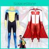 Man Omni Invincible Cosplay Costume Jumpsuit Clothes Halloween Fashion Party