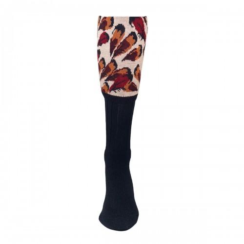 Waring Brooke Unisex Adult Pheasant Feather Boot Socks