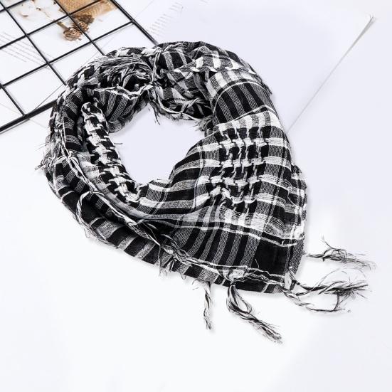 Fall Winter Scarf Unsiex Windproof Soft Breathable Soft Outdoor Hiking Desert Scarf Headshawl Tassel Men Women Bandana Scarf