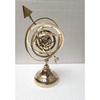 Gold Finish Aluminium Armillary Vintage Tischkugel Globen Armillary Marine 11 Zoll handgefertigter dekorativer Globus