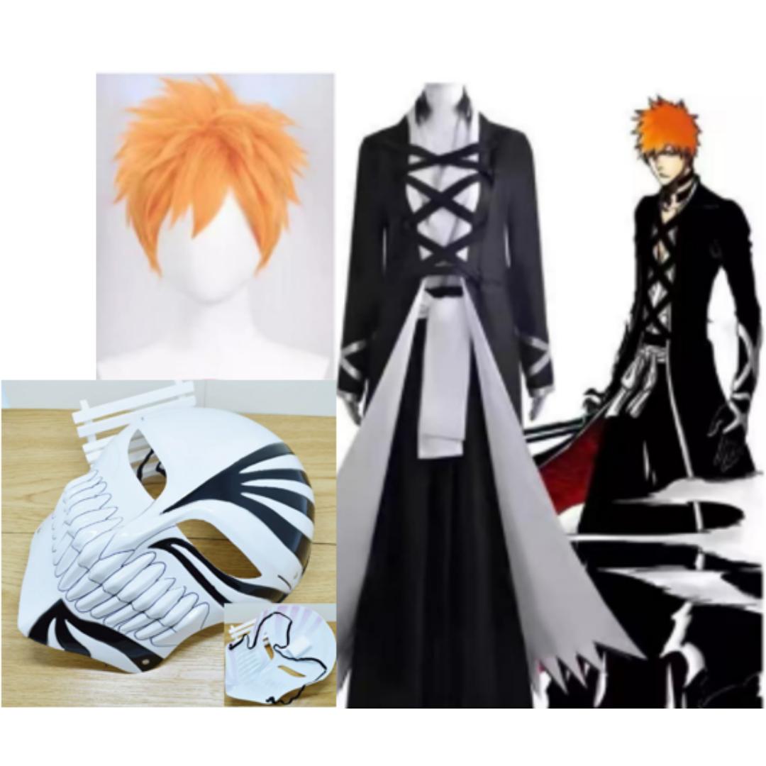 Anime BLEACH Kurosaki Ichigo Cosplay Tērps