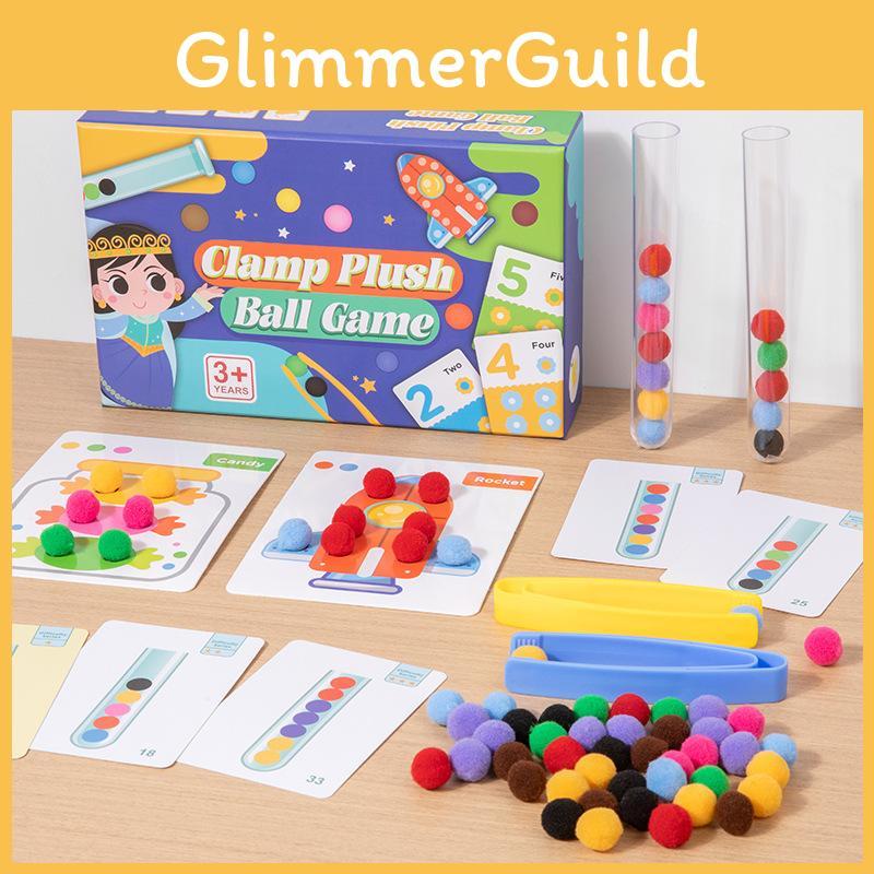 Recognition Color Fine Clip Ball Toy For Toddlers And Preschoolers In Classroom