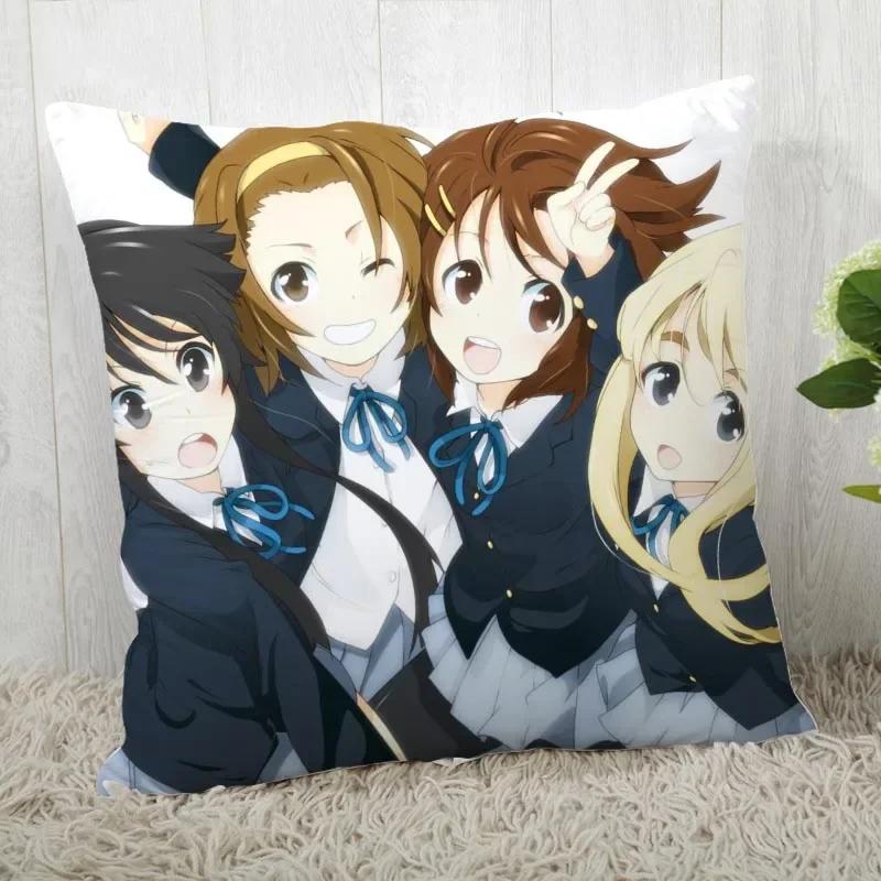 K-On! Pillow Cover Customize Pillow Case Modern Home Decorative Pillowcase For Living Room 45X45cm A19.12.13