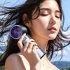 Portable Handheld Fan 100 Speed Mini Cooling Desk Fan Quiet Handheld Fan with Digital Display USB Rechargeable Table Fan