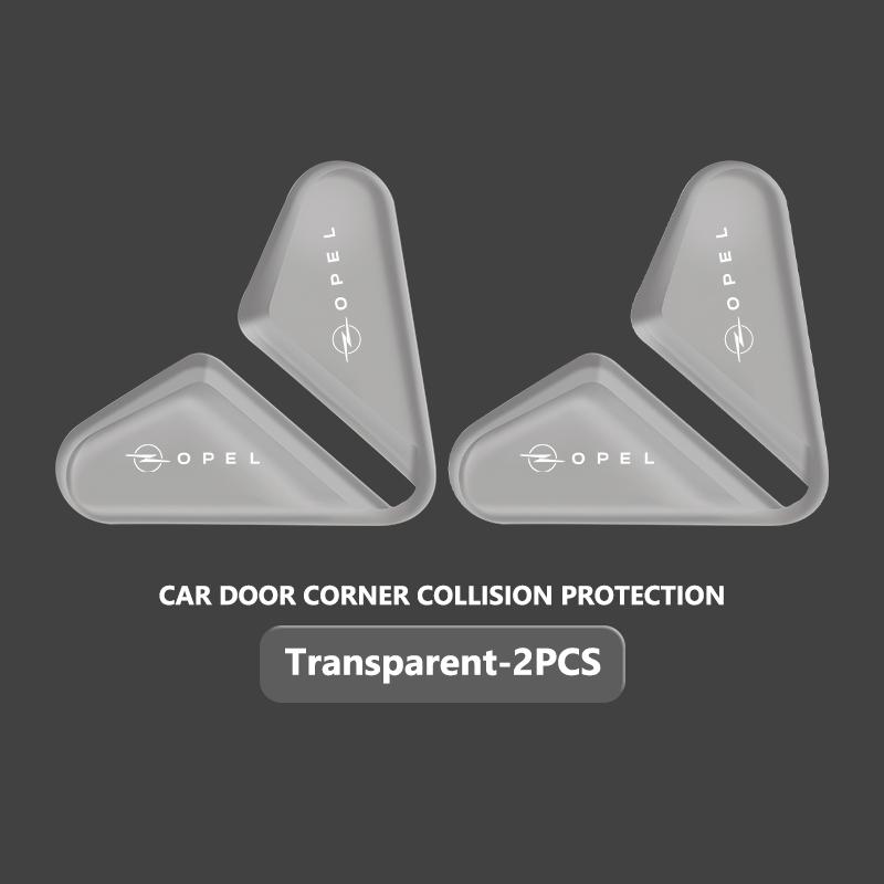 For Opel CorsaCar Door Corner Anti-collision Protective Silicone Guard Protector For Opel Meriva Mokka Grandland Vectra Zafira Vivaro Antara