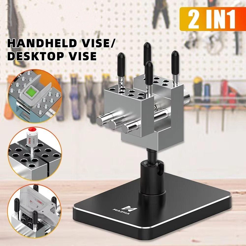 Precision Clamp Mini Table Vise Aluminum Zinc Zinc Alloy Mini Vise DIY Portable 2in1 Bench Vise  Fixing Tools