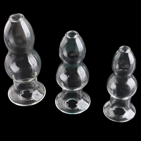 Effective Prostate Toy Smooth Fast Adaptation Rounded Tip Transparent Butt Plug Sex Toy for Bedroom