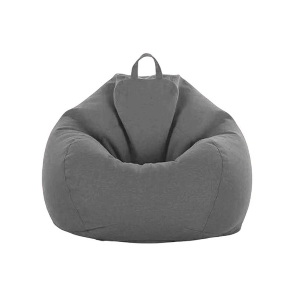 

Fluffy Texture Sofas Cover No Padding Replacement Bean Bag Breathable Chair Cover Bedroom