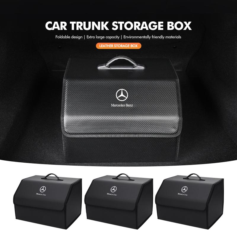URUWL1 2025 Hot Car Storage Boxes Trunk Organizer Bag Large Capacity Tidying For Mercedes Benz AMG A C E S G Class W201 W210 W108 W204