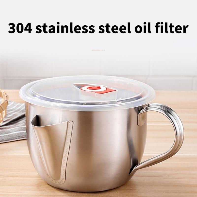 Multipurpose Steel Cooking Oil Soup Filter Strainer Bowl With Secures Grip Handle And Easy Maintenances Feature