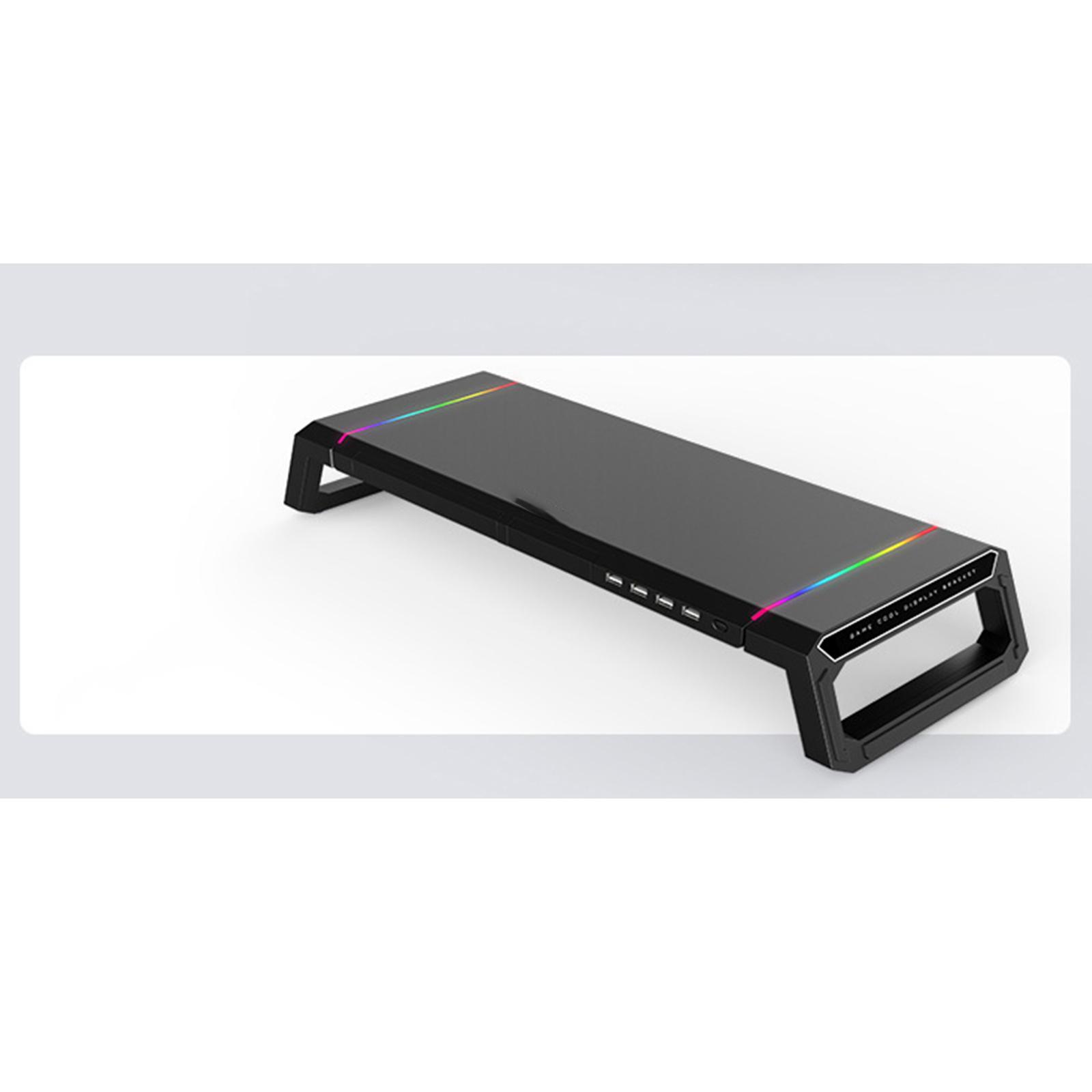 

Подставка для монитора компьютера, многофункциональная подставка для настольного компьютера, складная подставка для хранения чёрный