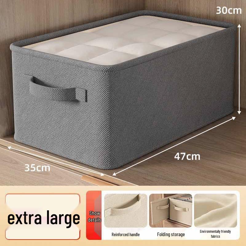 Foldable Fabric Organizer: Clothes, Underwear & Pants Storage Box for Wardrobe