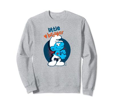 The Smurfs Hefty Smurf Little Heart Breaker Sweatshirt