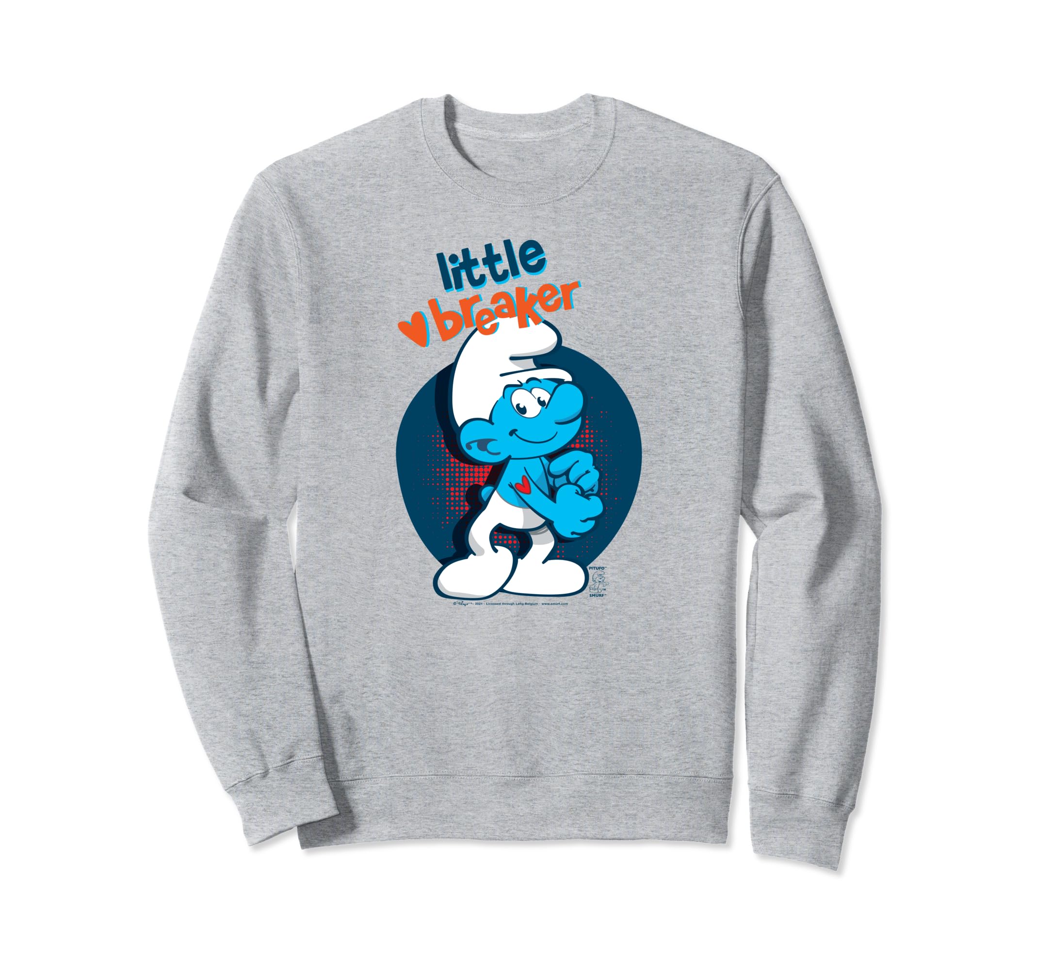 

The Smurfs Hefty Smurf Little Heart Breaker Sweatshirt