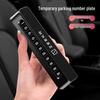 Držák registrační značky Zeekr pro modely 007/0/X/009/7X - Dočasný displej parkovacího čísla.