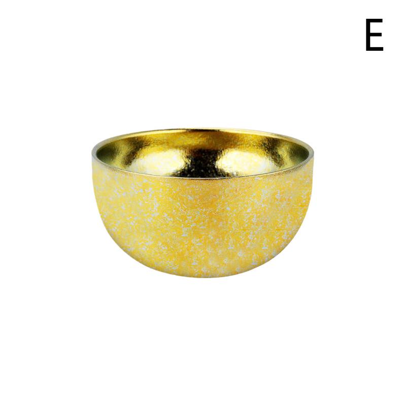 Titanium Cup Pure Titanium Tea Cup Outdoor Camping Portable Tea Set Portable Storage Home Double Layer Anti Scalding Tea Bowl