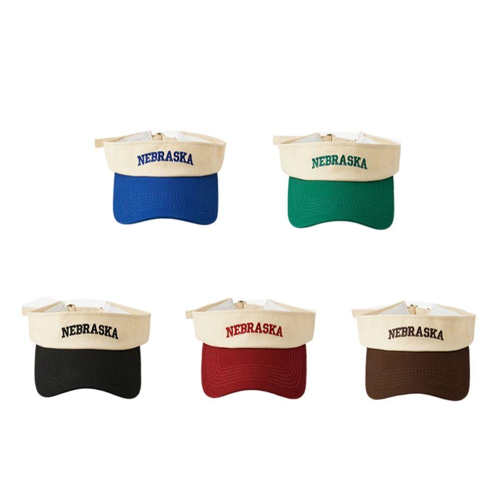 UV Protection Baseball Cap Adjustable Sun Hat Fashion Empty Top Cap  Outdoor Sport