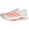 Adizero Boston 13 Breathable Support Casual Running Shoes Unisex White Pink JP9252