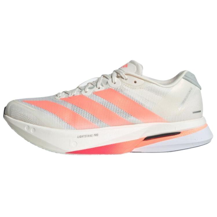 

Adidas Adizero Boston 13 Breathable Support Casual Running Shoes Unisex White Pink JP9252 43⅓