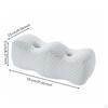 Memory Foam Knee Soft Cushion and Resilient Leg Pillow Breathable Contoured Rest