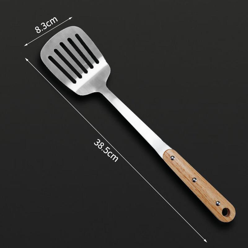 Wutuo Wood Handle 304 Stainless Steel Kitchen Utensil Set
