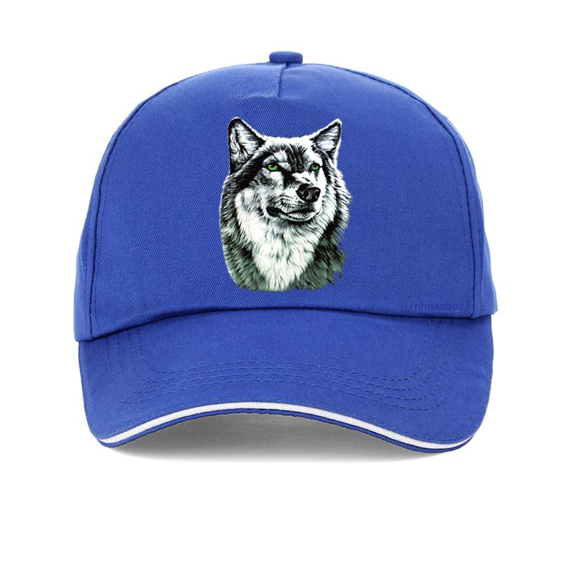 Unisex Animal 3D Print Wolf Baseball Caps Hip-Hop Trucker Unisex Outdoor Sport Sunhat Women Breathable Snapback Adjust Hat