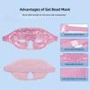 Gel Beads Compress Ice Gel Eye Face Mask Cold and Hot Heat Reusable Sleeping Ice Pack Skin Care Tool Face Ice Bag SPA