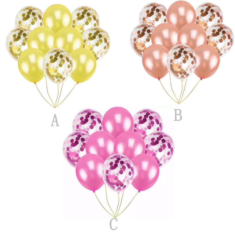 10X 12/" Confetti Latex Balloons Wedding Birthday Party Baby Shower Decorations