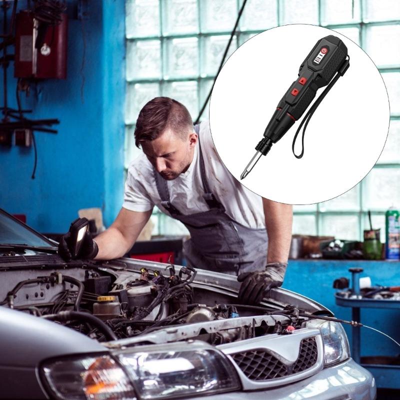 Ergonomic Cordless Electric Screwdriver Kit 4.2V Lithium Batteries Powered Includes Various Bits For Home DIYer Projects