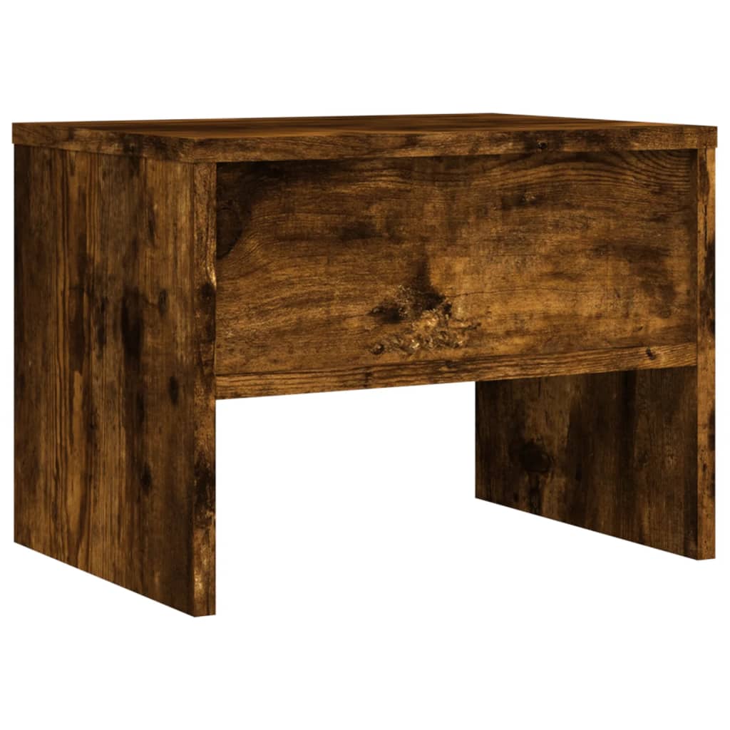 Nightstands 2 pcs Smoked Oak 40 x 30 x 30 cm Engineered Wood