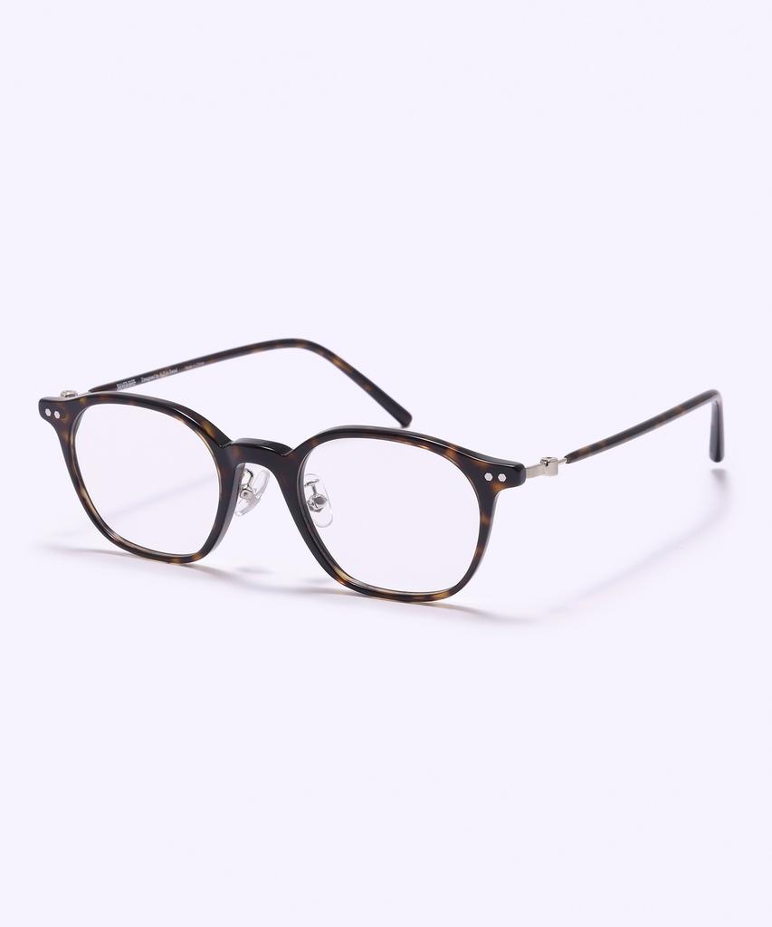 Alloaiweeo [Silverbite] Sbg7606 1818G Hd Acetate Ultra-Lightweight High-Density Acetate Tortoise Square Eyeglass Frame Blue Light Lens Selection