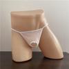 Men's Transparent Elastic Mesh Pants - Hollow Sexy Design