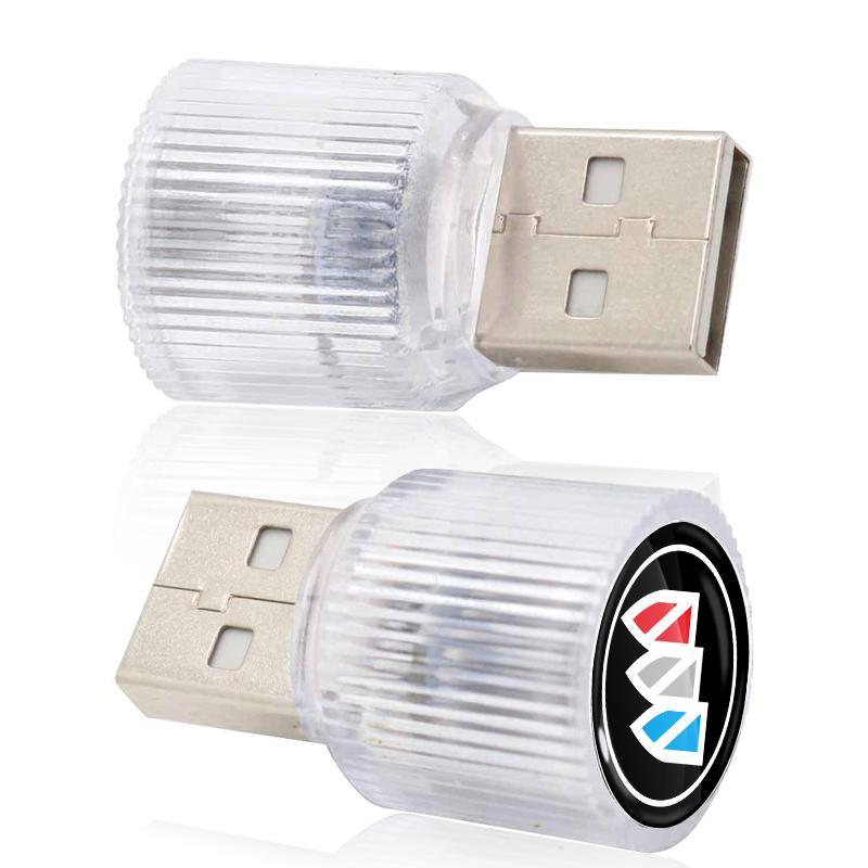 1 Stück USB Auto LED Licht Auto Innenraum Atmosphärenlicht Auto Emblem Styling Für Buick Enclave Regal Lacrosse Encore Excelle Envision Autozubehör