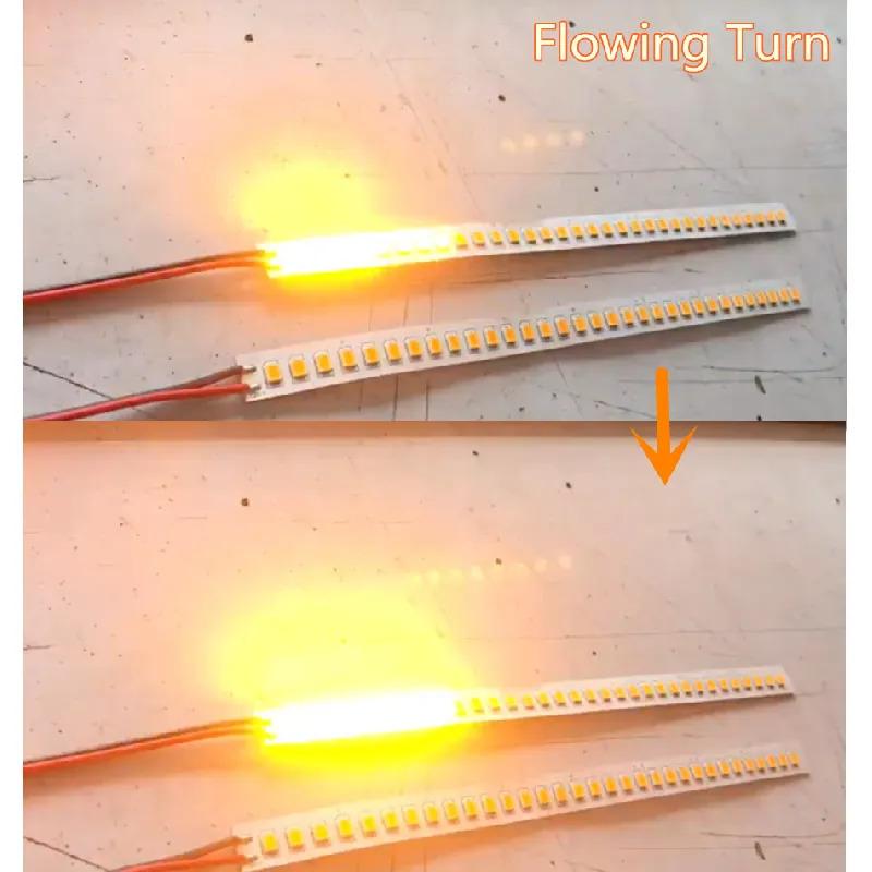 

Новая пара 32LED 18см зеркал заднего вида гибкая полоса динамичного указателя поворота встроенный декодер