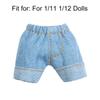 High Quality Casual Wears Kids Toys Dolls Trousers Denim Jeans Doll Short Pants Clothes Accessories