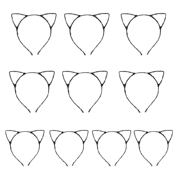 

Pack of 10pcs Reusable Iron Headwear Hair Hoop For Multiple Occasion From Casual Outings To Festival Celebrations
