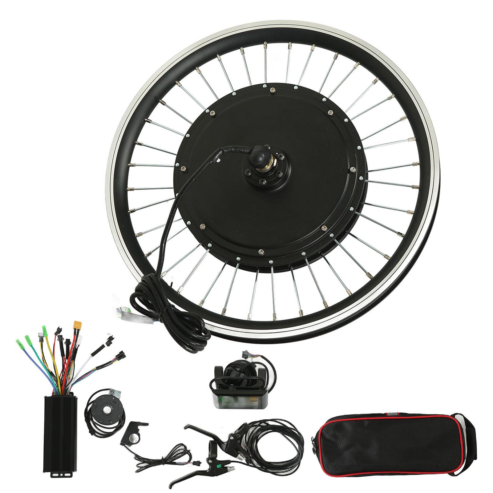 Awinner Light Electric Bike Conversion Kit 48V 1000W Front Drive Waterproof Controller Lcd Panel Mountain Bike Hub Motor Kit 20Inch