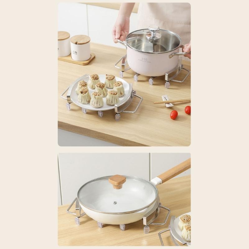 Extendable Kitchen Trivet Heat Resistant And oxidation Proof Including Comfortable Handle